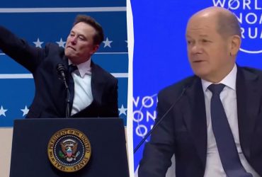 Между Шольцом и Маском спор из-за скандального жеста: дошло до оскорблений