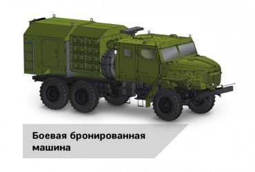 РФ представила бронемашину, яка може запускати цілий рій ударних БПЛА