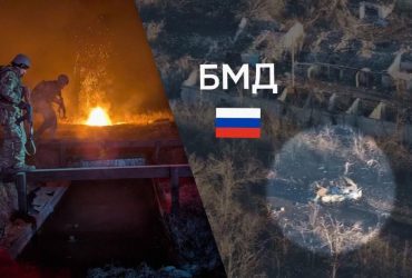 Под Часовым Яром украинский танк сжег вражескую боевую машину с 30 метров (видео)