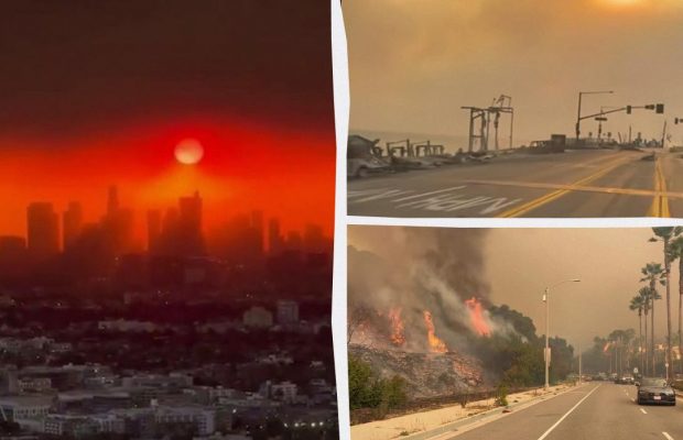 Катастрофа в Лос-Анджелесі: вогонь дістався Голлівуду і загрожує "Оскару" (відео)