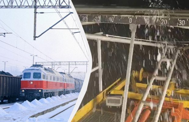 Небезпечна ожеледь паралізувала рух поїздів у Польщі (відео)