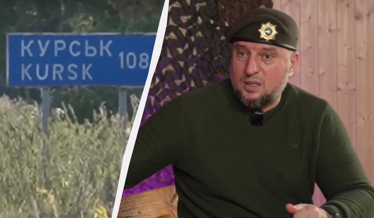 Апті Алаудінов заявив, що в Курській області РФ воює не тільки із ЗСУ, а й з країнами НАТО / колаж УНІАН, скріншоти з відео Апті Алаудінов заявив, що в Курській області РФ воює не тільки із ЗСУ, а й з країнами НАТО / колаж УНІАН, скріншоти з відео