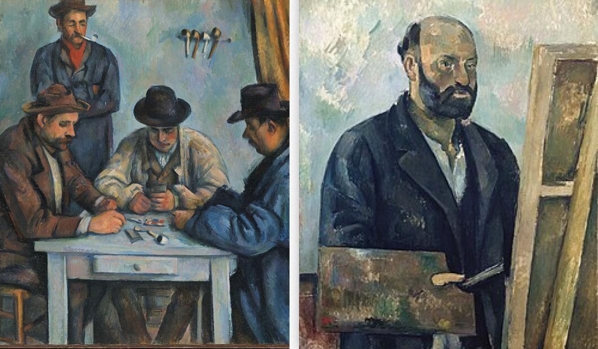 The Card Players, Paul Cézanne / колаж УНІАН, фото Вікіпедія The Card Players, Paul Cézanne / колаж УНІАН, фото Вікіпедія