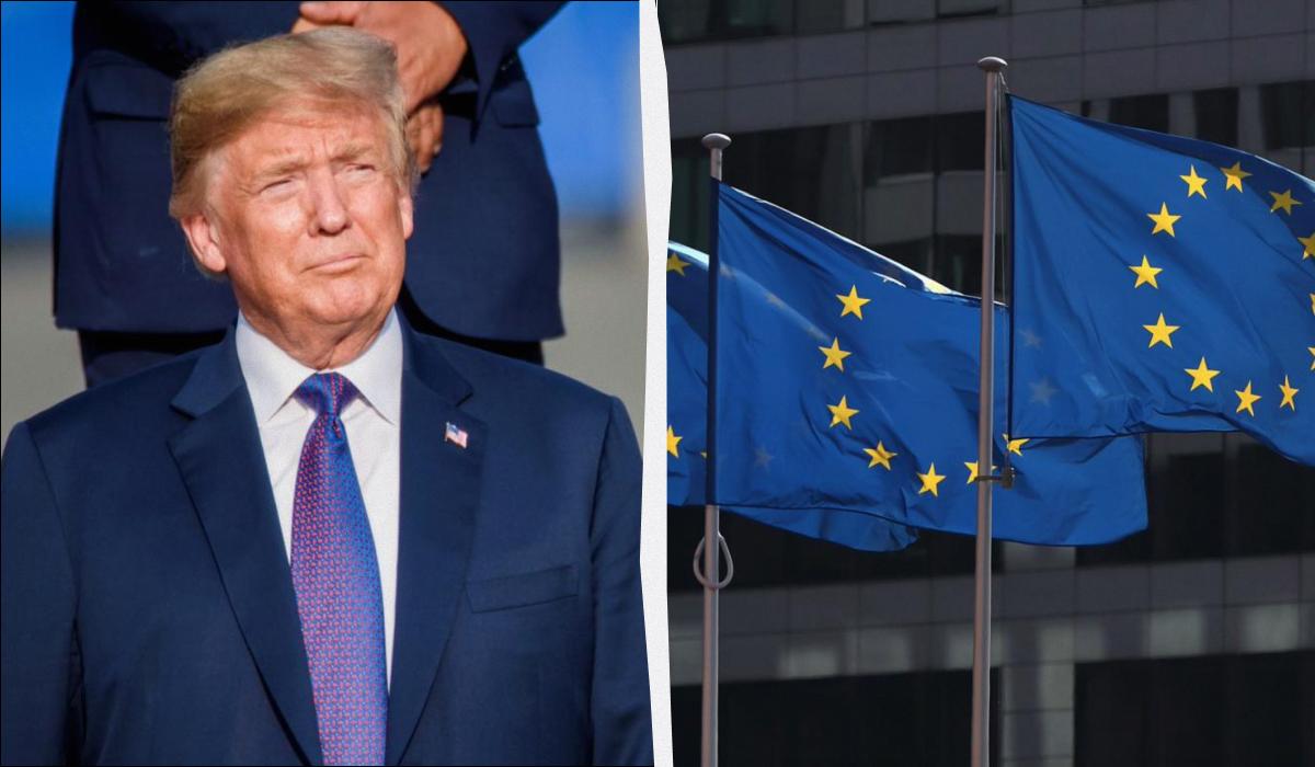Трамп погрожує запровадити мита проти Європи, лідери ЄС вже готують відповідь / колаж УНІАН, фото ua.depositphotos.com, REUTERS Трамп погрожує запровадити мита проти Європи, лідери ЄС вже готують відповідь / колаж УНІАН, фото ua.depositphotos.com, REUTERS