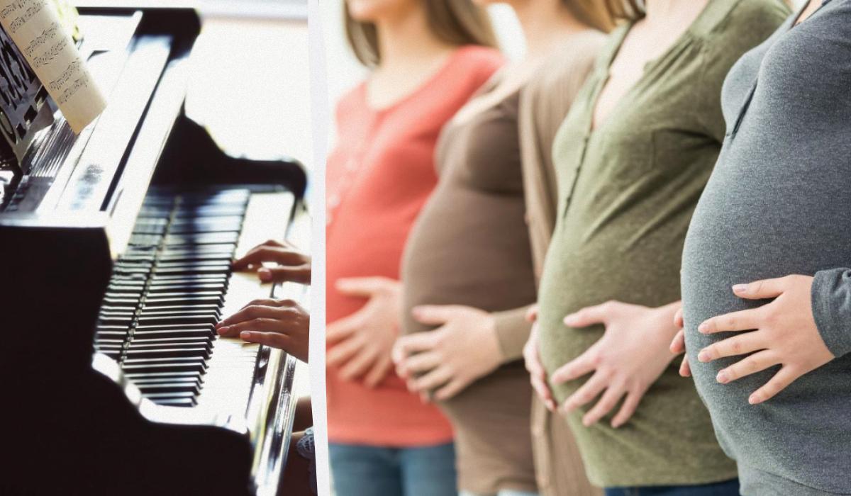 Classical music can contribute to healthy fetal development, scientists / UNIAN collage, photo UA.depositphotos.com