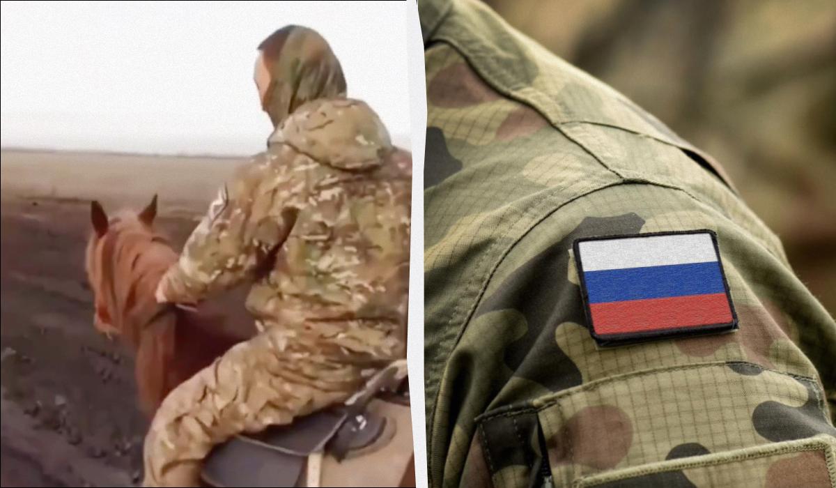 Российские оккупанты в Украине начали пересаживаться на лошадей / коллаж УНИАН, фото ua.depositphotos.com, кадр из видео Российские оккупанты в Украине начали пересаживаться на лошадей / коллаж УНИАН, фото ua.depositphotos.com, кадр из видео