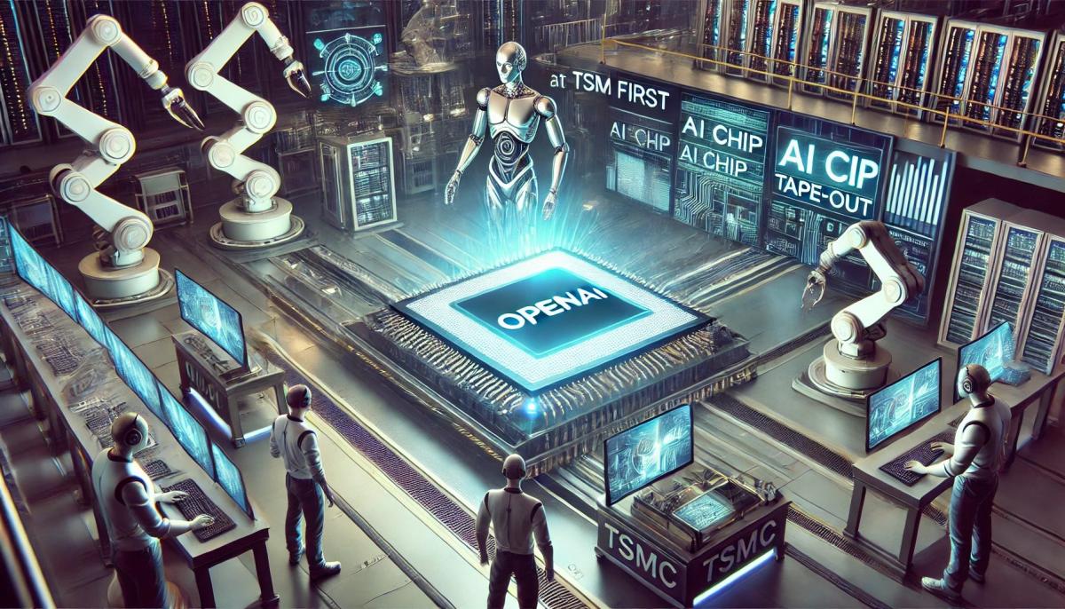 OpenAI хочет закончить разработку собственного чипа уже в этом году / фото Midjourney