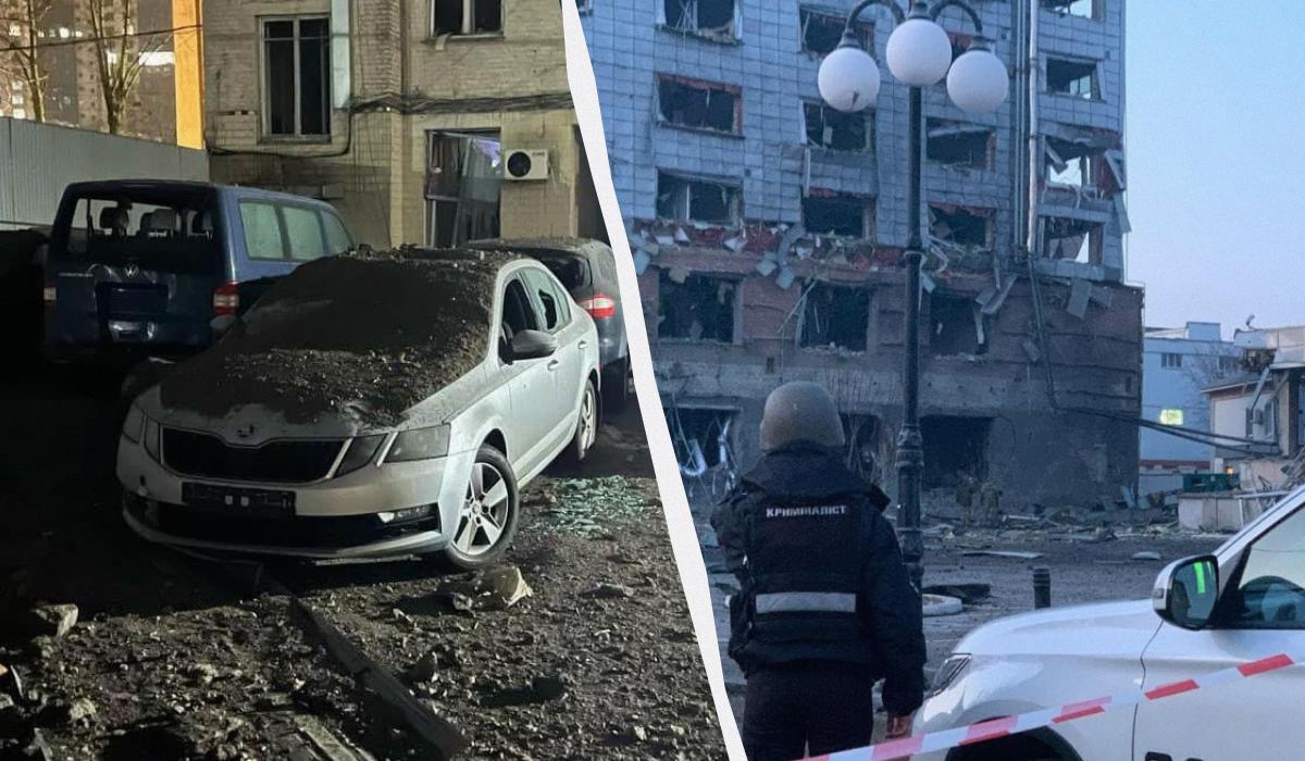 Уламки від ворожих ракет завдали багато руйнувань у місті / колаж УНІАН, фото Нацполіція Уламки від ворожих ракет завдали багато руйнувань у місті / колаж УНІАН, фото Нацполіція