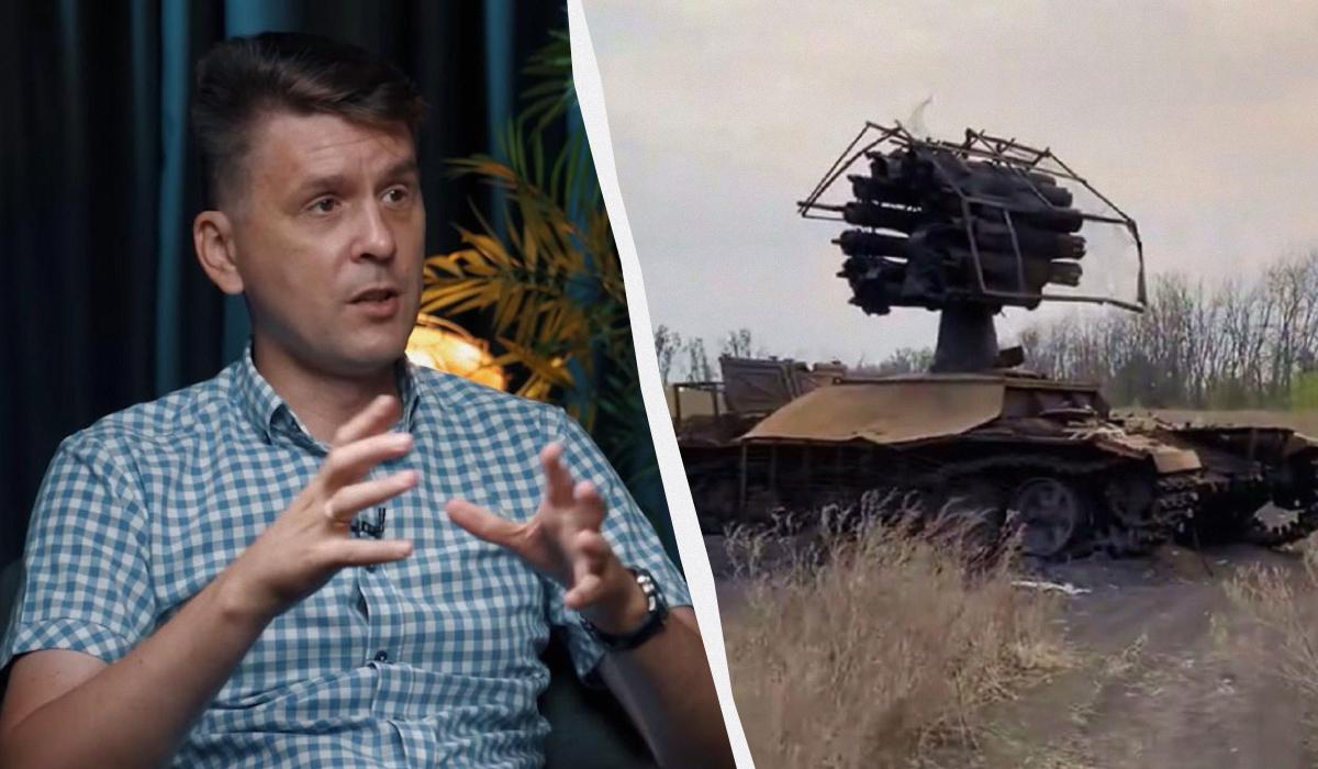 Олександр Коваленко пояснив, навіщо росіянам такі бронемонстри / колаж УНІАН, фото t.me/zloyodessit, кадр із відео Олександр Коваленко пояснив, навіщо росіянам такі бронемонстри / колаж УНІАН, фото t.me/zloyodessit, кадр із відео