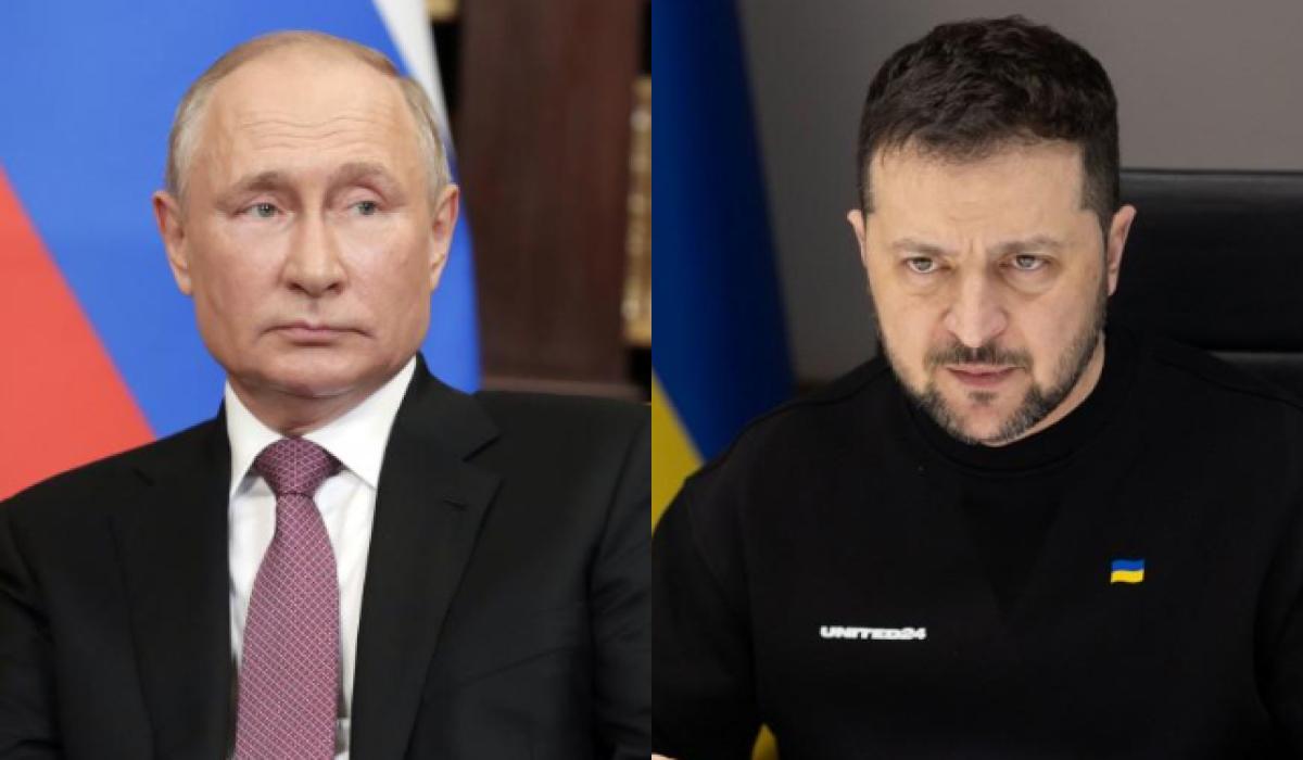 Путин и его окружение должны ответить за убийства, заявил Зеленский / коллаж УНИАН, фото REUTERS, ОПУ Путин и его окружение должны ответить за убийства, заявил Зеленский / коллаж УНИАН, фото REUTERS, ОПУ