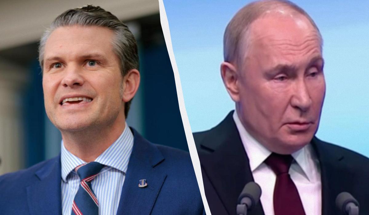 Гегсет вважає, що недостатньо витрачати на оборону лише 2% від ВВП / колаж УНІАН, фото GettyImages, скриншот Гегсет вважає, що недостатньо витрачати на оборону лише 2% від ВВП / колаж УНІАН, фото GettyImages, скриншот