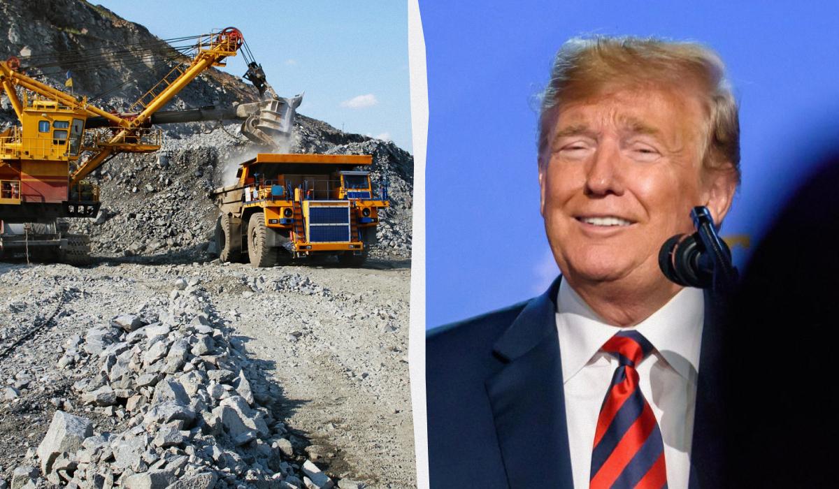 Трамп наразі не зацікавлений у відновленні угоди з Україною про копалини / колаж УНІАН, фото ua.depositphotos.com Трамп наразі не зацікавлений у відновленні угоди з Україною про копалини / колаж УНІАН, фото ua.depositphotos.com