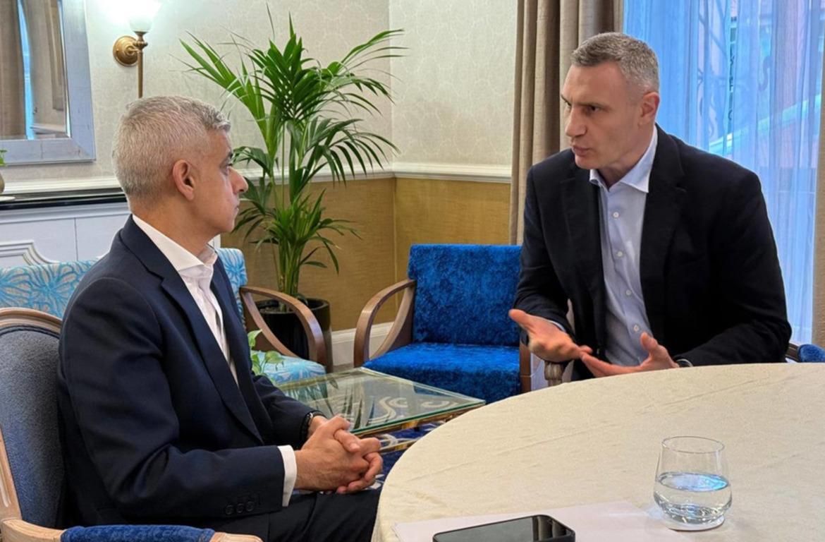 Віталій Кличко зустрівся з мером Лондона / фото - телеграм-канал Віталія Кличка