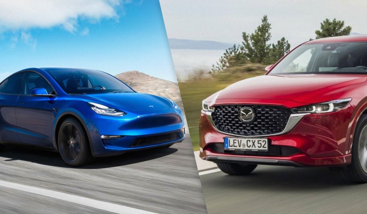 Самыми популярными оказались электромобили Tesla / Коллаж УНИАН, фото - Tesla, Mazda Самыми популярными оказались электромобили Tesla / Коллаж УНИАН, фото - Tesla, Mazda