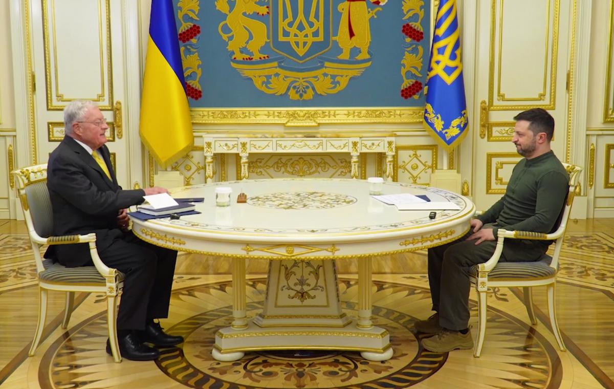 Спецпредставитель США Кит Келлогг находится в Украине / скриншот Спецпредставитель США Кит Келлогг находится в Украине / скриншот