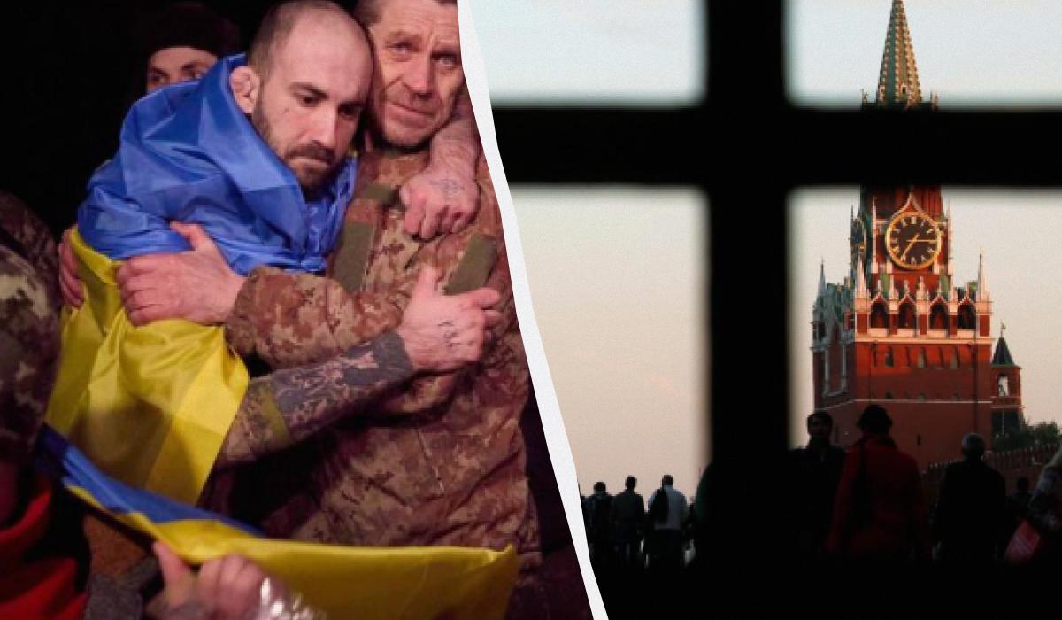 Росіяни не хочуть обмінювати "азовців" \ колаж УНІАН Росіяни не хочуть обмінювати "азовців" \ колаж УНІАН