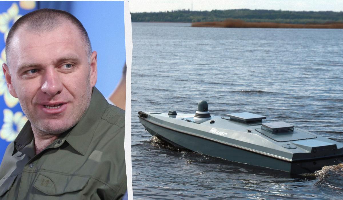 Василь Малюк підкреслив, що завдяки новітнім технологіям морські дрони показують успішну роботу в морі / колаж УНІАН, фото УНІАН Василь Малюк підкреслив, що завдяки новітнім технологіям морські дрони показують успішну роботу в морі / колаж УНІАН, фото УНІАН