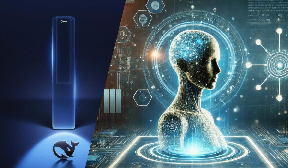 Midea выпустит первый кондиционер с ИИ / коллаж УНИАН, фото Midea Midea выпустит первый кондиционер с ИИ / коллаж УНИАН, фото Midea