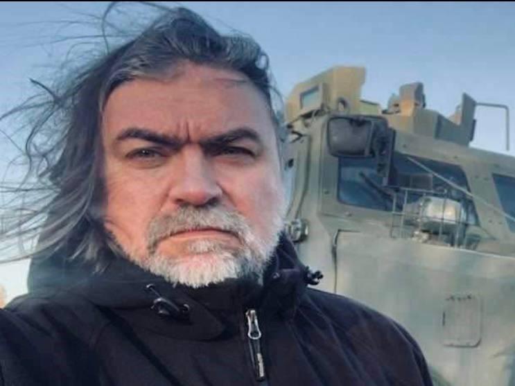 Олесь Санин рассказал о погибшем коллеге / фото фейсбук Олеся Санина Олесь Санин рассказал о погибшем коллеге / фото фейсбук Олеся Санина