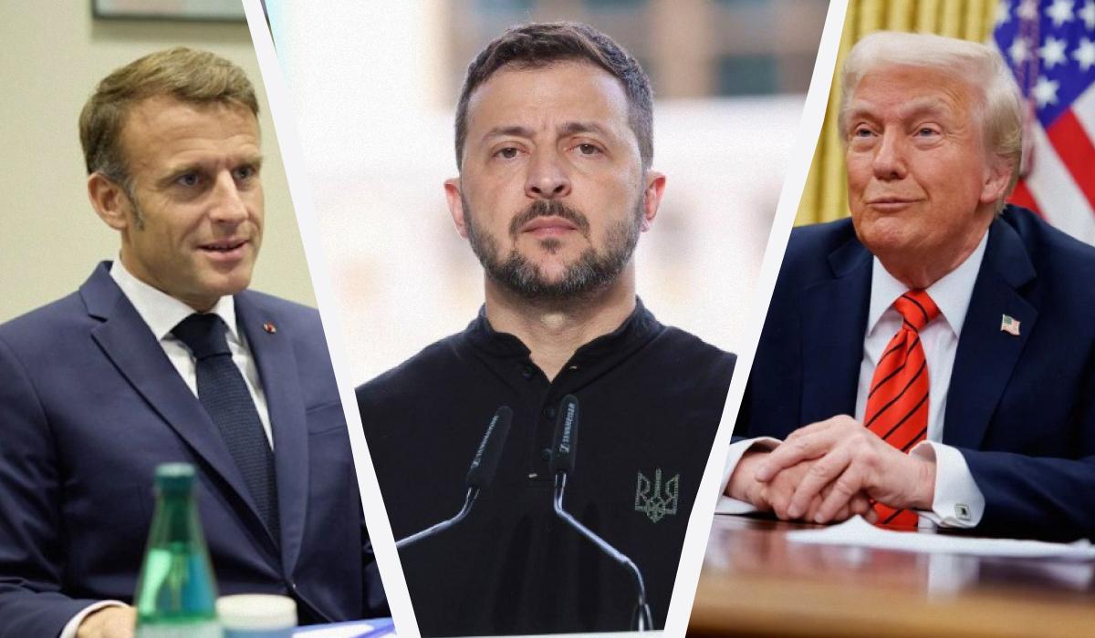 Завтра Зеленский будет находиться в США / Коллаж УНИАН / фото ОП, УНИАН, GettyImages