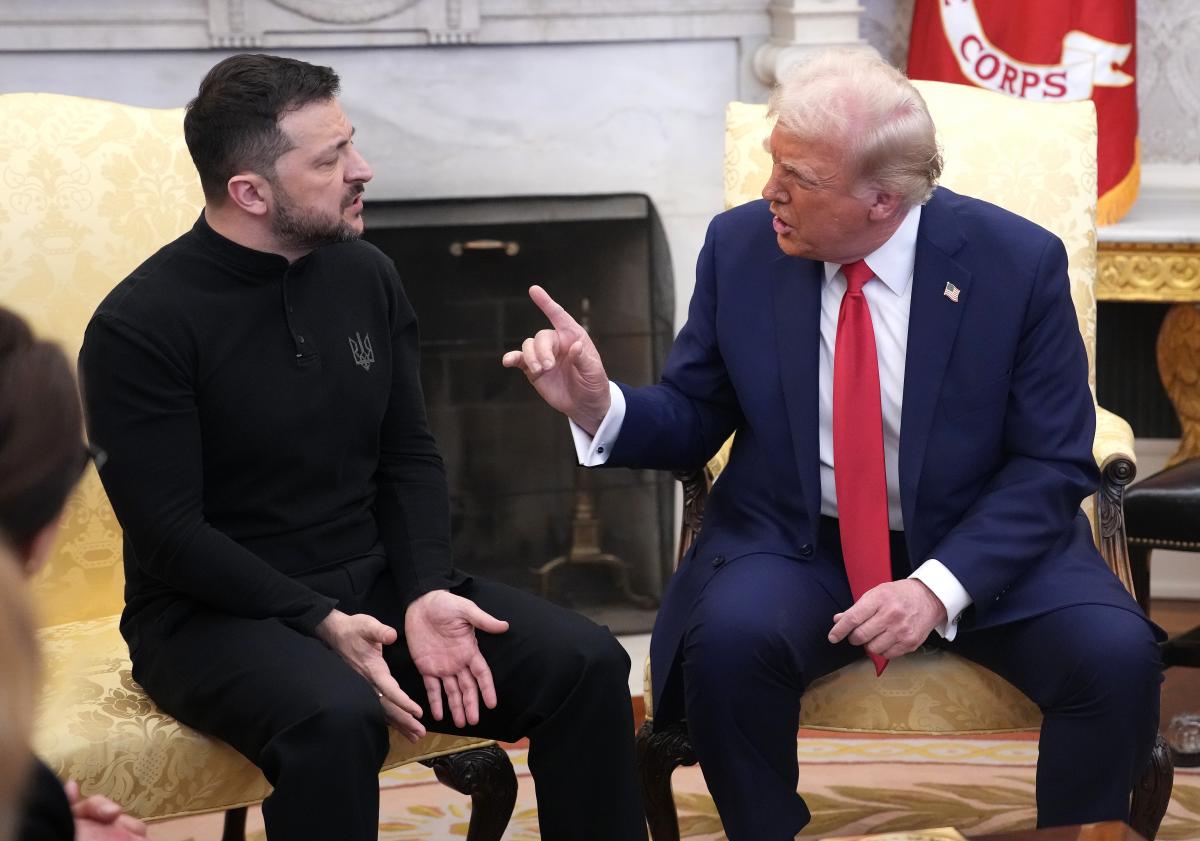 Зеленский и Трамп эмоционально поспорили в Белом доме / фото Getty Images