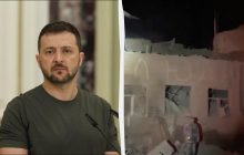 "Так воює Росія": Зеленський відреагував на удар РФ по інтернату в Суджі (відео)