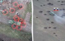 "Превращают в пыль": украинские БПЛА за несколько секунд уничтожили 11 оккупантов (видео)