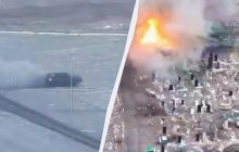 Ховалися між могилами: ЗСУ показали, як ефектно знищили росіян на цвинтарі (відео)