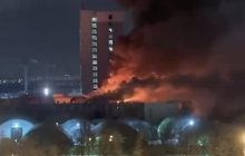 В Москве пылает Институт точной механики, связанный с оборонным сектором (видео)