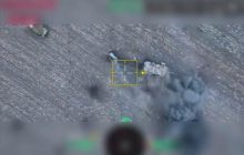 Заїхали на мінне поле: морпіхи розправились з колоною бронетехніки росіян (відео)