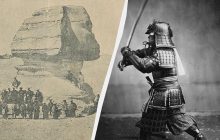 Японські самураї на тлі Сфінкса: неймовірна історія унікального історичного фото