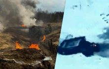 На Курщині ворожий "танк-черепаха" епічно загнав себе у яму: у Forbes розкрили деталі