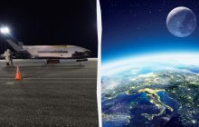 Космічні сили США виклали рідкісне фото Землі з орбіти: його зробив секретний літак X-37B