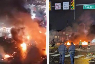 В Филадельфии разбился самолёт санавиации: среди погибших ребенок (видео)