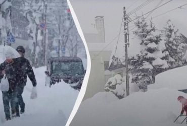 Сніговий апокаліпсис у Японії: Хоккайдо переживає найсильніший в історії снігопад (відео)