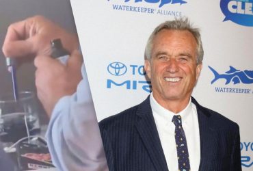 Кандидата Трампа на пост главы Минздрава застали за потреблением странного синего вещества