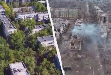 Военные показали, во что Россия превратила Торецк (видео)