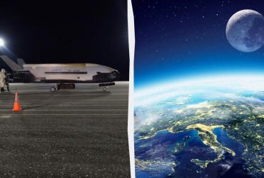 Космические силы США выложили редкое фото Земли с орбиты: его сделал секретный самолет X-37B