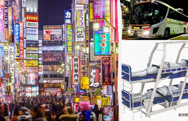 В Японії запустять автобуси зі спальними місцями, щоб туристи могли економити на готелях