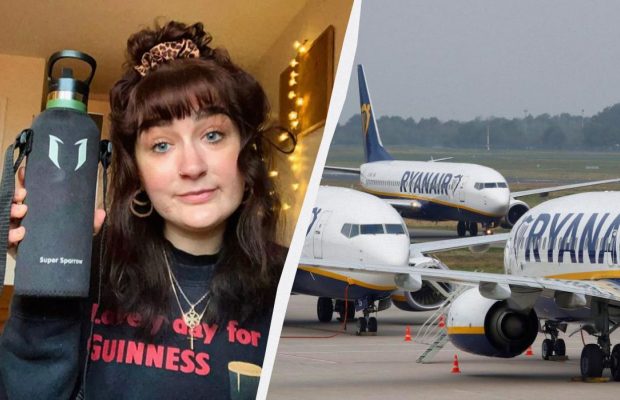 Ryanair оштрафував пасажирку на 60 євро за пляшку води