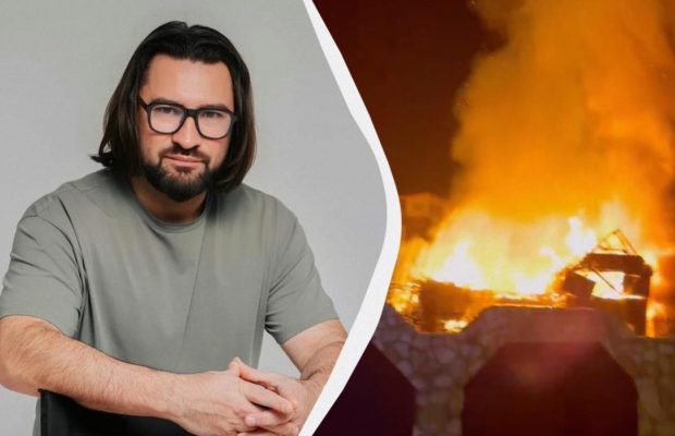 Відомий український ведучий опинився в епіцентрі вибухів та показав наслідки атаки РФ