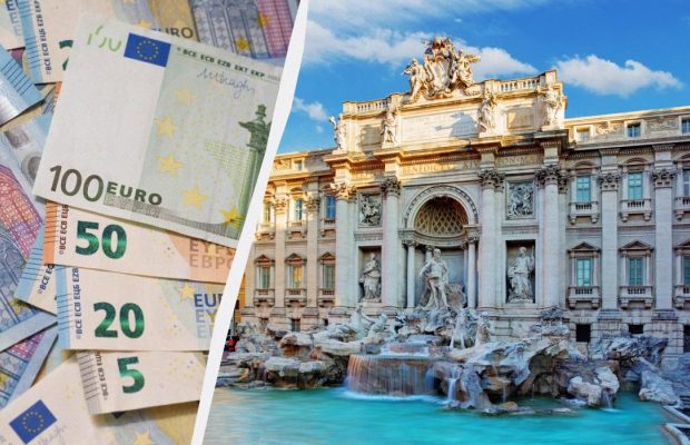 Тікав від поліції: п'яного туриста оштрафували на 500 євро за пірнання у фонтан Треві в Римі