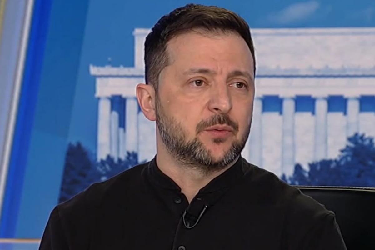 Зеленский выступил на протрамповском канале Fox News / кадр из видео Зеленский выступил на протрамповском канале Fox News / кадр из видео
