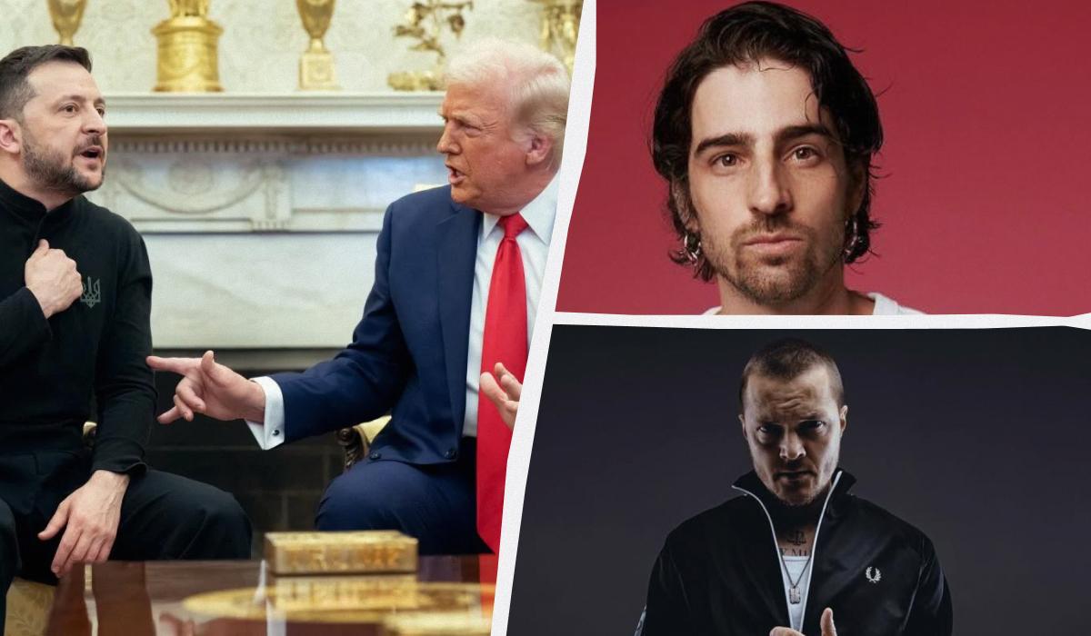 Дантес и Галич назвали Трампа "маразматиком" и "ло*ом" после его ссоры с Зеленским / коллаж УНИАН, фото Getty Images, скриншот Instagram Дантес и Галич назвали Трампа "маразматиком" и "ло*ом" после его ссоры с Зеленским / коллаж УНИАН, фото Getty Images, скриншот Instagram