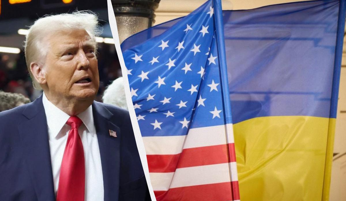 Трамп, Украина, США / Коллаж УНИАН, фото GettyImages, president.gov.ua