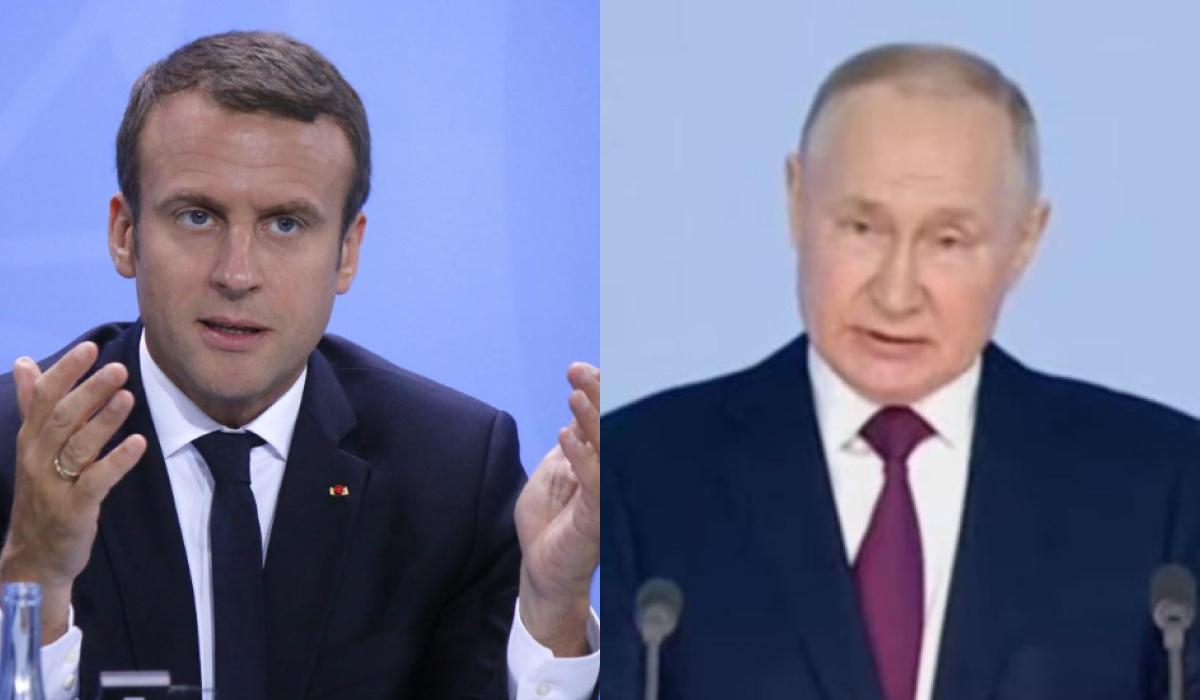 Макрон призывает остановить Путина / коллаж УНИАН, фото ua.depositphotos.com, скриншот Макрон призывает остановить Путина / коллаж УНИАН, фото ua.depositphotos.com, скриншот