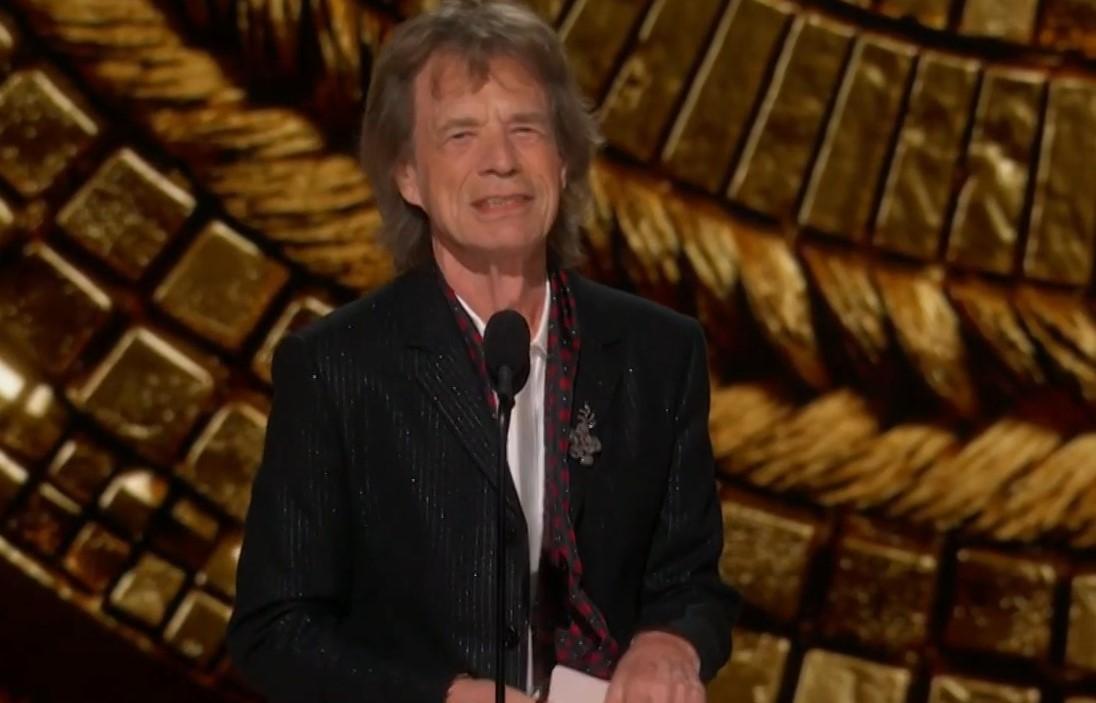 На сцене Мик Джаггер