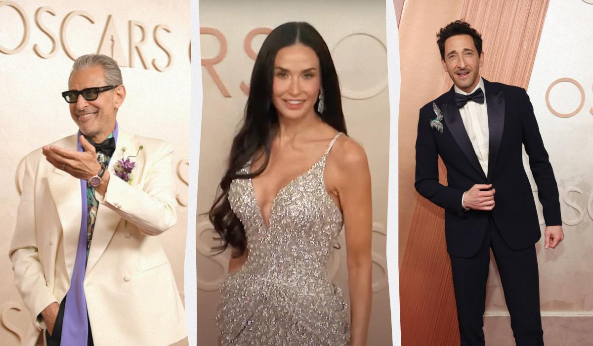 "Оскар-2025" собрал мировых звезд на своей красной дорожке, на которой они продемонстрировали свои стильные образы / коллаж УНИАН, фото Getty Images, скриншот из видео