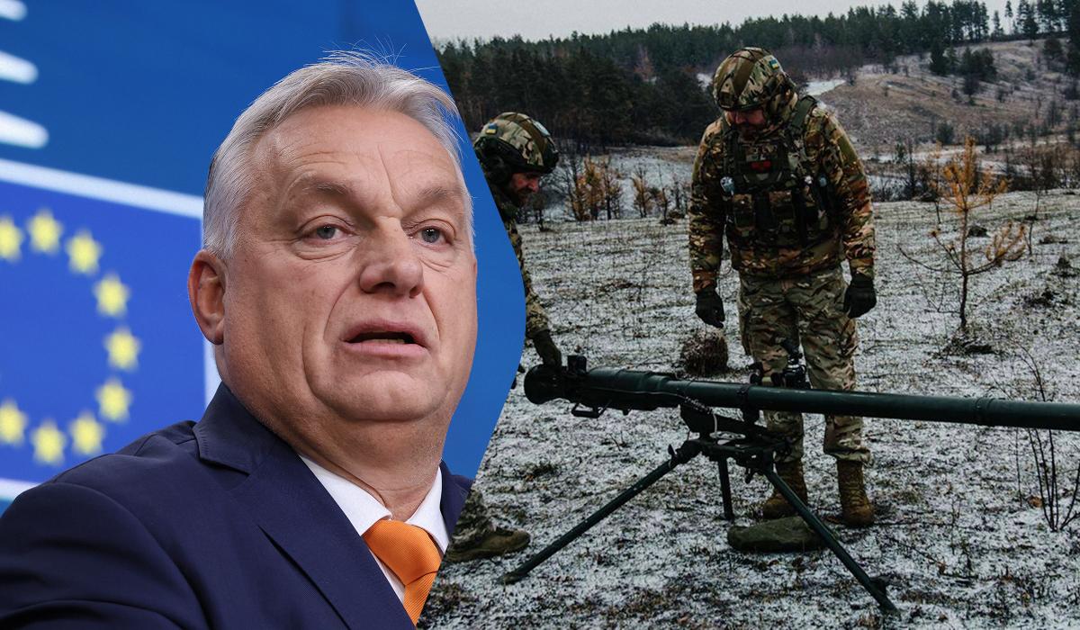 Таким образом у ЕС не получилось приобщить премьер-министра Венгрии Виктора Орбана к военной помощи для Украины / коллаж УНИАН, фото European Union, 41 обмр Таким образом у ЕС не получилось приобщить премьер-министра Венгрии Виктора Орбана к военной помощи для Украины / коллаж УНИАН, фото European Union, 41 обмр