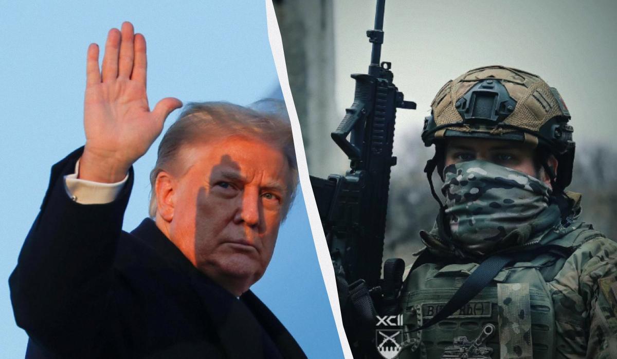 Трамп приостановил военную помощь Украине / коллаж УНИАН Трамп приостановил военную помощь Украине / коллаж УНИАН